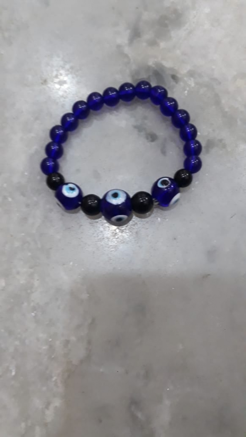 Buy Fashion Frill Evil Eye Bracelet For Women Buddha Hand Wristband Silver  Beads Charm Evil Eye Bracelets For Women Girls Love Gifts Jewellery at  Amazon.in